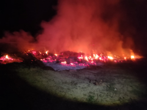 ﻿Şase ore de luptă cu flăcările în satul Odaia Manolachi (VIDEO)