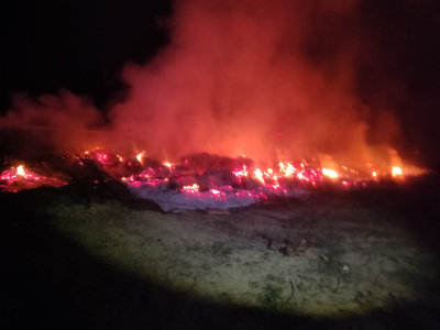 ﻿Şase ore de luptă cu flăcările în satul Odaia Manolachi