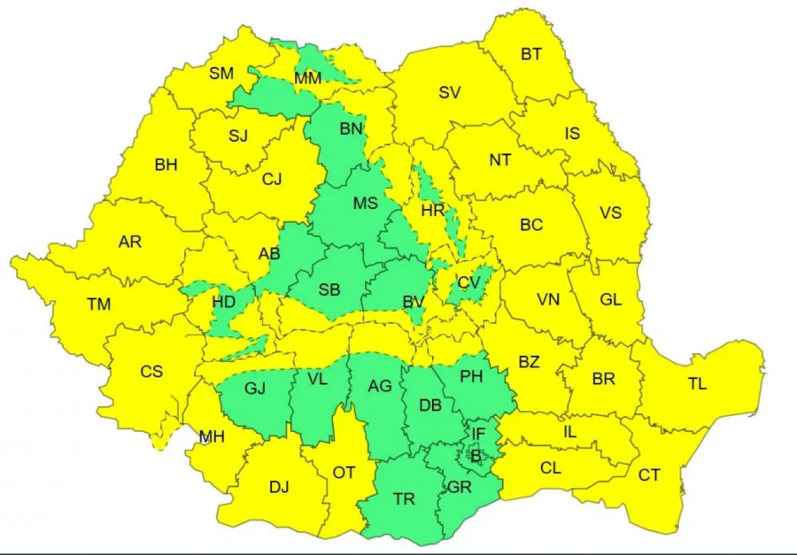 De la tricou, trecem din nou la geacă! Cât de rea devine vremea la Galați