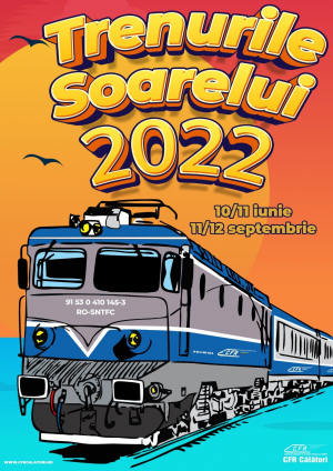 Trenurile Soarelui, legături cu litoralul. Galațiul are trenuri directe pentru Constanța și Mangalia