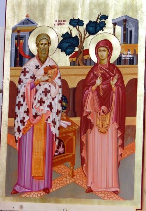 2 octombrie: Sfinţii Mucenici Ciprian şi Iustina