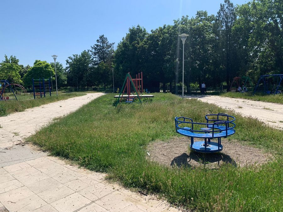 Parcul „Corneliu Coposu”, oază urbană abandonată, plină de pericole (FOTO)