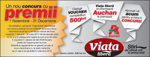 REGULAMENT OFICIAL CONCURS | ”Viaţa liberă te informează, Auchan te premiază!”