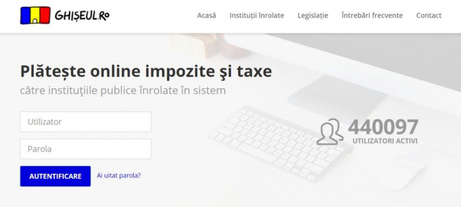 Taxa pentru emiterea cărţilor de identitate, plătită online