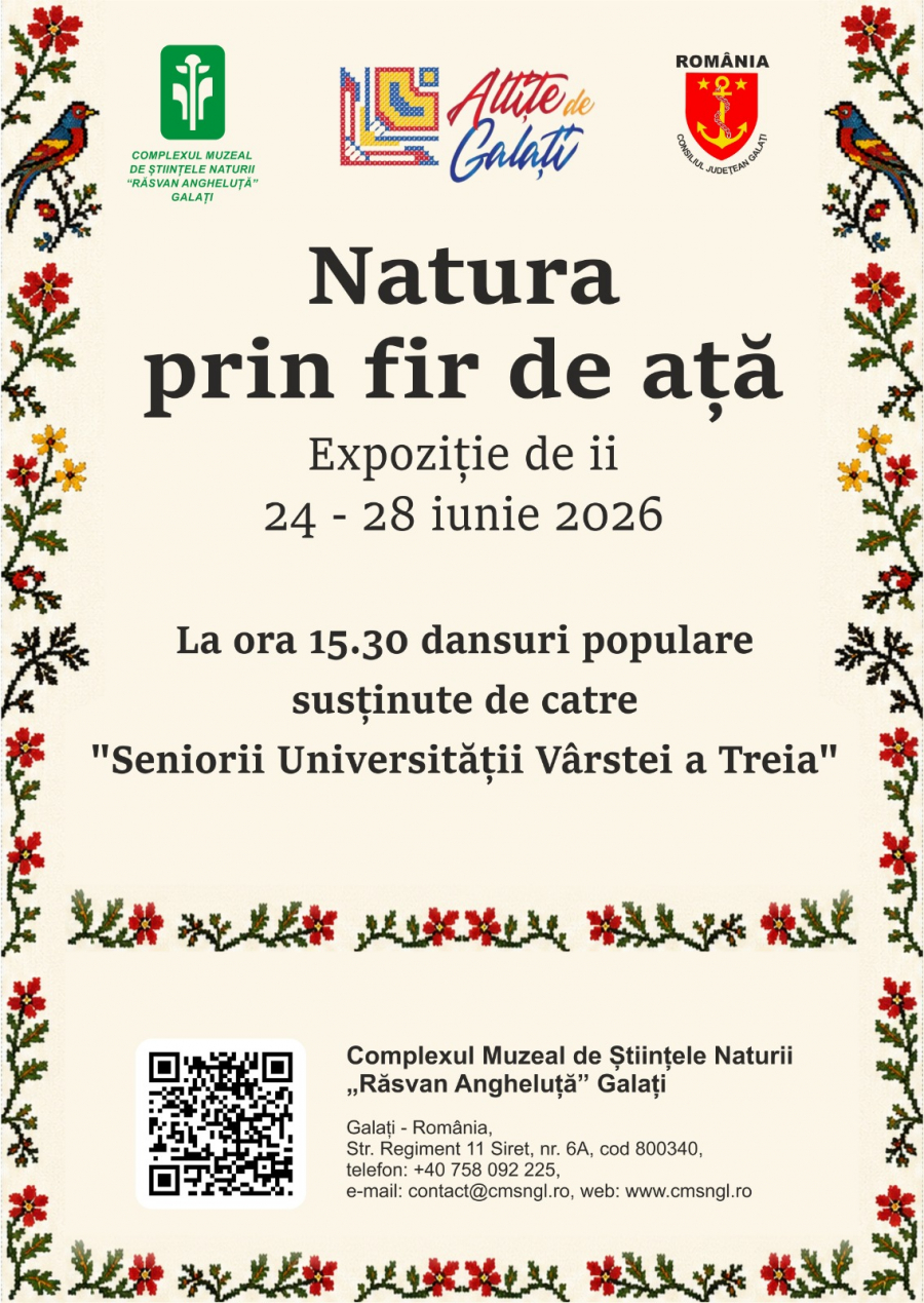 „Natura prin fir de ață”, la Complexul „Răzvan Angheluță”