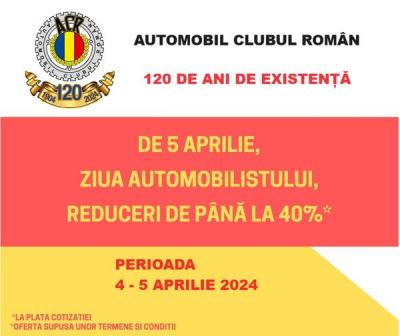 Automobil Clubul Român împlinește 120 ani
