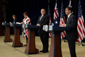 SUA şi Australia, ”alianţă indestructibilă” împotriva Chinei