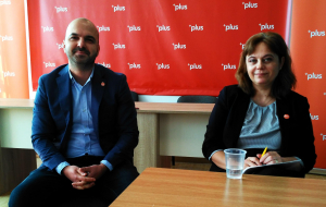 În imagine - Flavia Susnoschi, alături de Bogdan Dumitrescu