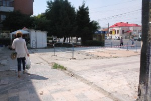 Terenul stricat de DEMOLAREA CHIOŞCURILOR de la Potcoava va fi nivelat
