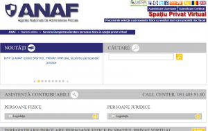 ANAF a extins ”Spaţiul Privat Virtual” şi pentru firme