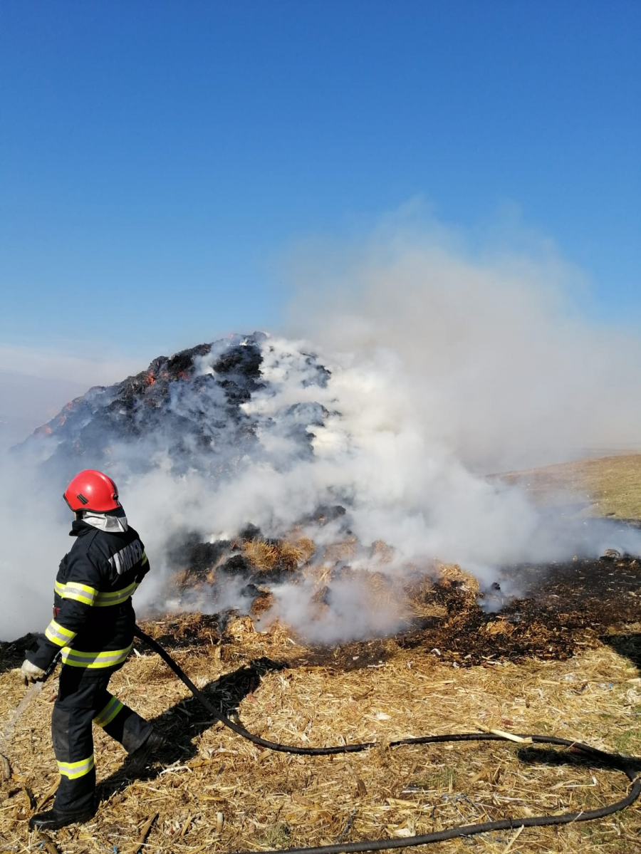 Incendiu la un saivan din Vârlezi