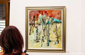 Expoziţia de pictură a elevei Melisa Onen