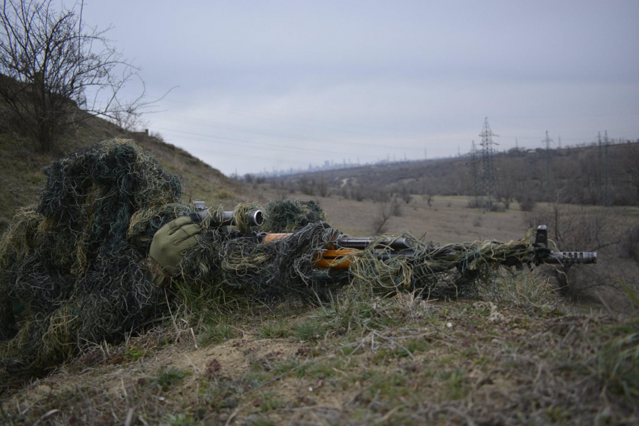 Exerciţiu militar tactic al lunetiştilor gălăţeni (FOTO)