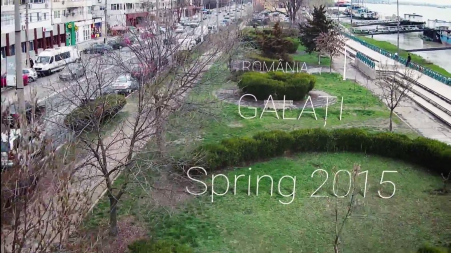 Ce frumos! Uite cât de minunat arată Galaţiul primăvara (VIDEO)