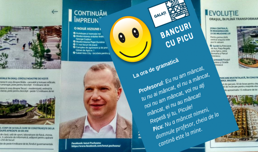 Bancuri cu Picu în pliantele primarului. Pamflet