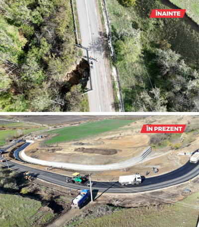 6,5 milioane de lei pentru ca „Râpa morții” dintre Corni și Vârlezi (DJ 251G) să devină un drum sigur și rezistent la viituri