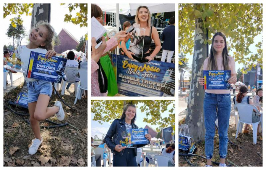 Marele trofeu al Festivalului Internaţional „Enjoy Music” a ajuns la Galaţi, alături de alte patru premii