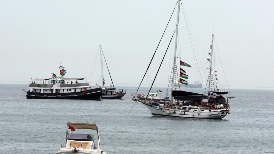 Flotila cu ajutoare pentru Gaza, vizată de un nou atac cu drone