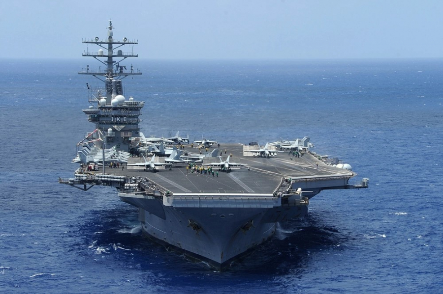 SUA trimite încă un portavion în estul Mediteranei