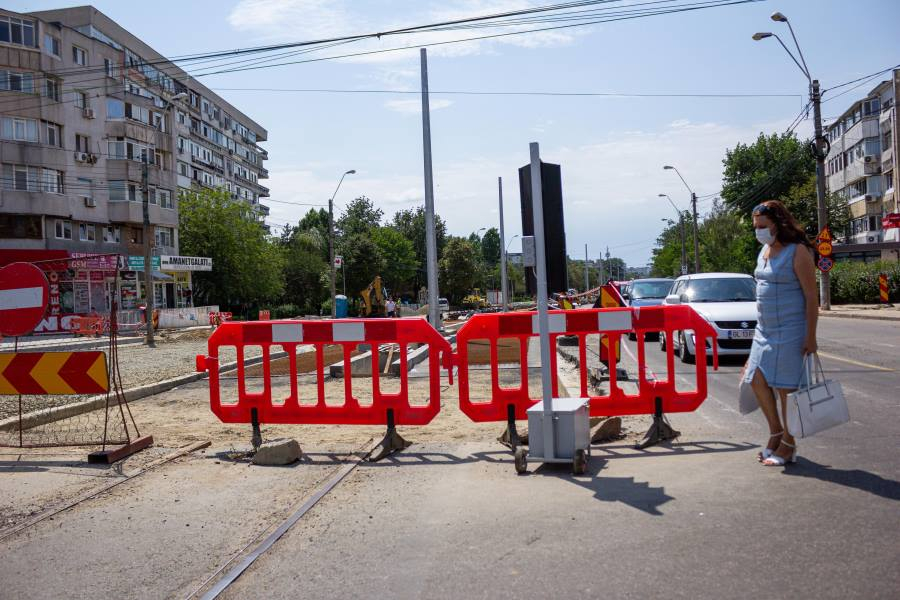 Trafic nocturn resticționat, pe Siderurgiștilor