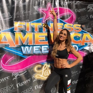 Anca Bucur, pe podium la FITNESS AMERICA