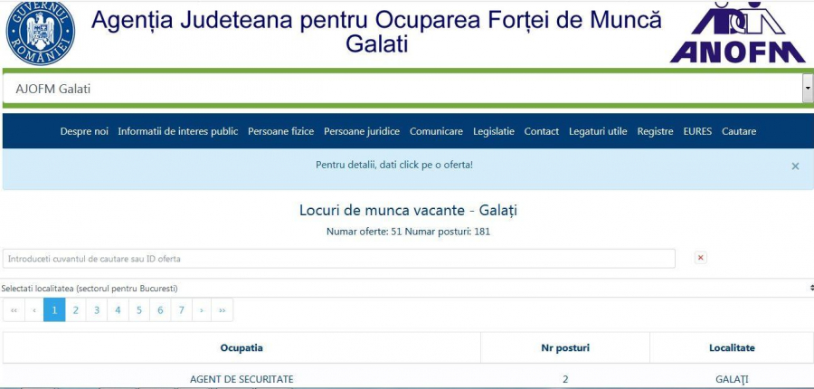 Unde se actualizează locurile de muncă vacante