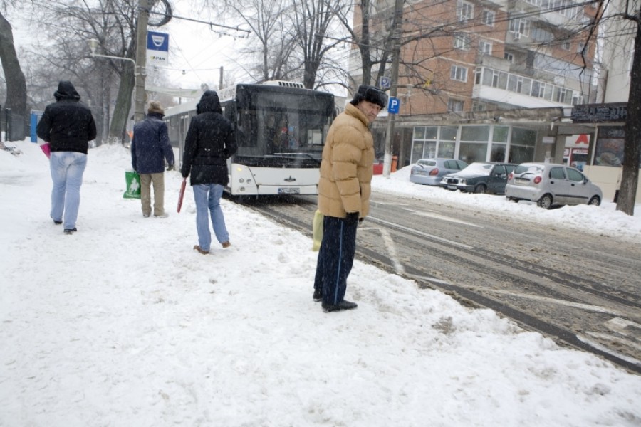 Codul portocaliu, prelungit pentru Galaţi / Cod galben de ger până duminică