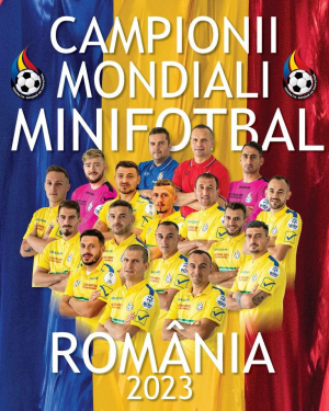 România, campioană mondială la minifotbal