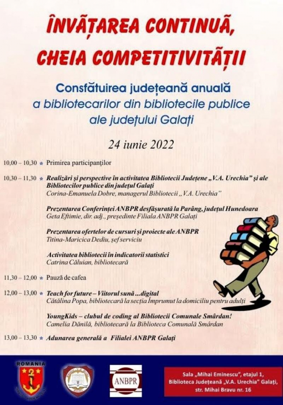 Consfătuire județeană a bibliotecarilor