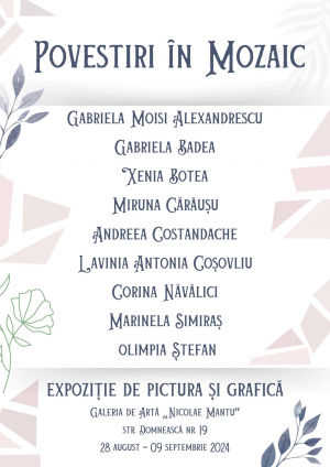 Expoziție de pictură și grafică, la Galeriile „Mantu”