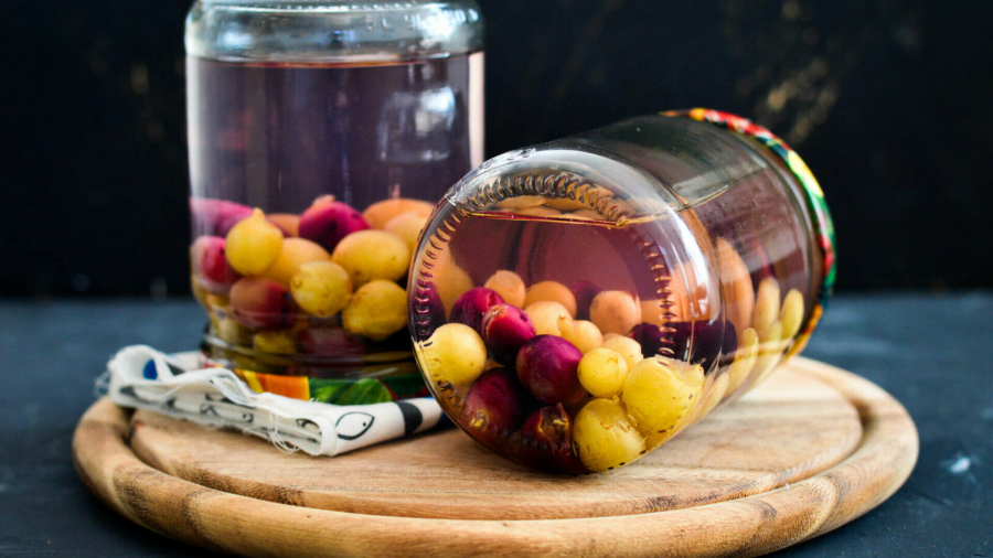 Compot de struguri, pentru cămara de conserve pentru iarnă