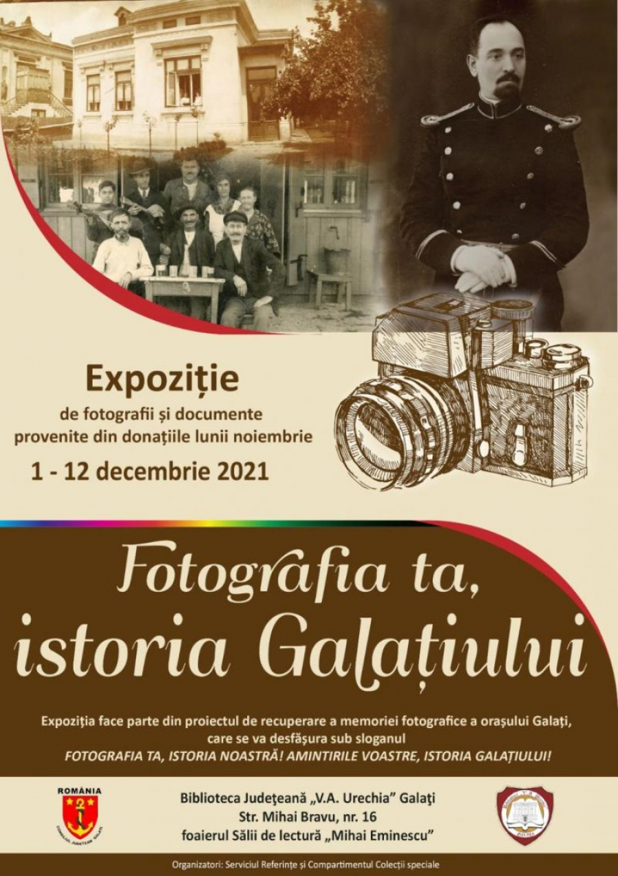 Fotografia ta, istoria Galațiului!