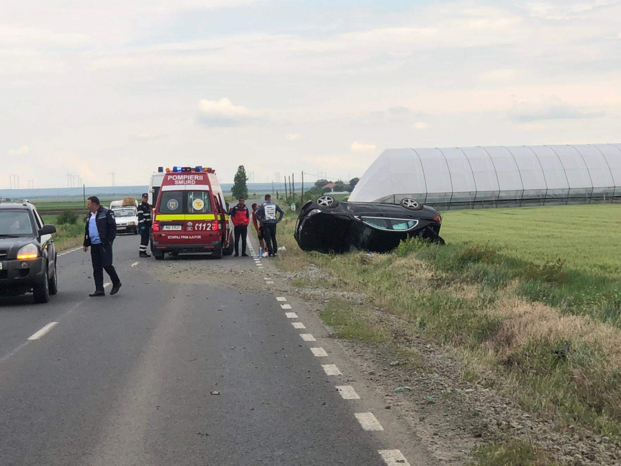 Accident soldat cu trei răniți