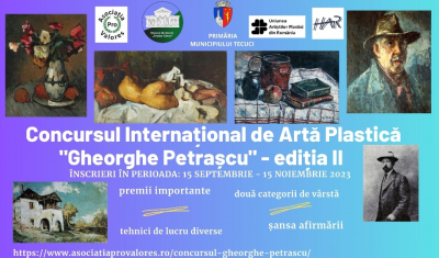 Concurs de artă plastică, cu premii de peste 10.000 lei