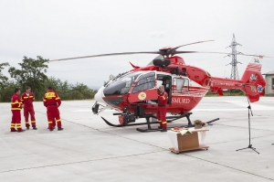 Aerobaza SMURD Galați împlineşte un an. Sute de vieți salvate de medici cu ajutorul elicopterului