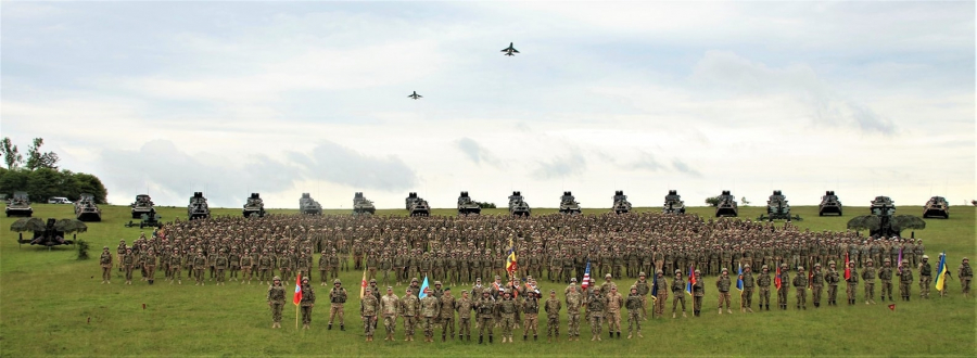 Exercițiu militar multinațional în Poligonul Smârdan