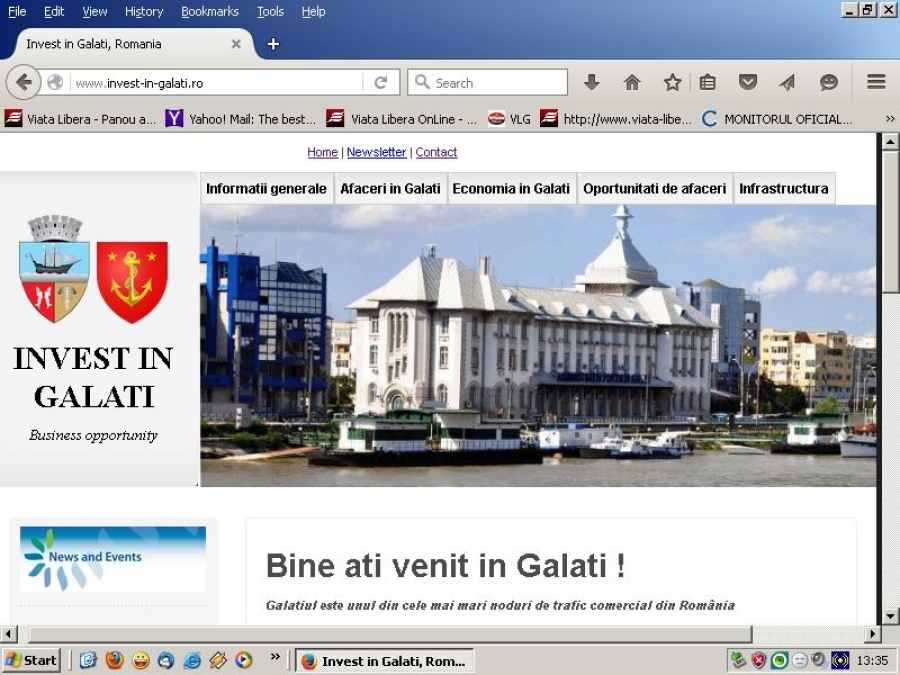 CUM NE GĂSESC INVESTITORII/ Site-ul „invest-in-galati” este funcţional