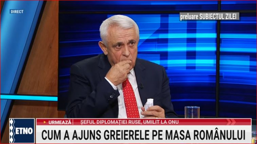 Hai, domn’ ministru! Mai gustaţi nişte greieraş!