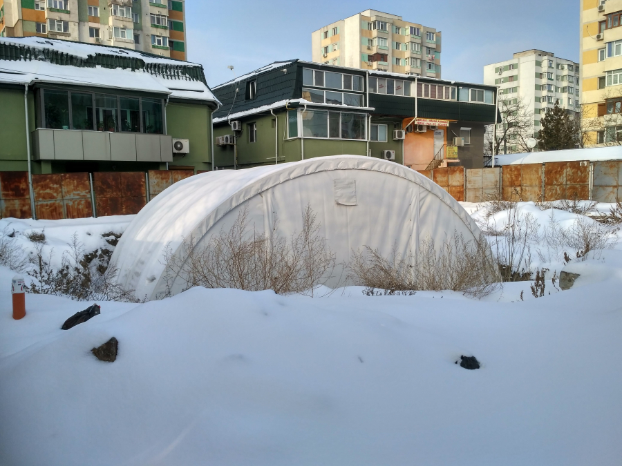 Demolări pentru punerea în valoare a Cavoului Roman (FOTO)