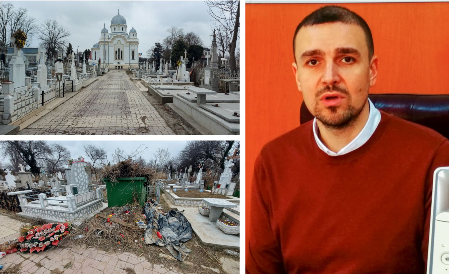 Cimitirele Galațiului - locuri fără verdeață, doar cu întristare și suspin. Directorul Dragoş Magearu răspunde plângerilor cetățenilor (FOTO)