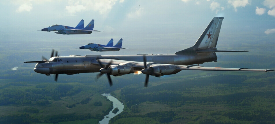 Bombardiere rusești, detectate în Alaska