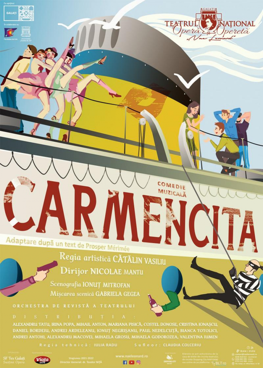 Premiera comediei muzicale "Carmencita"