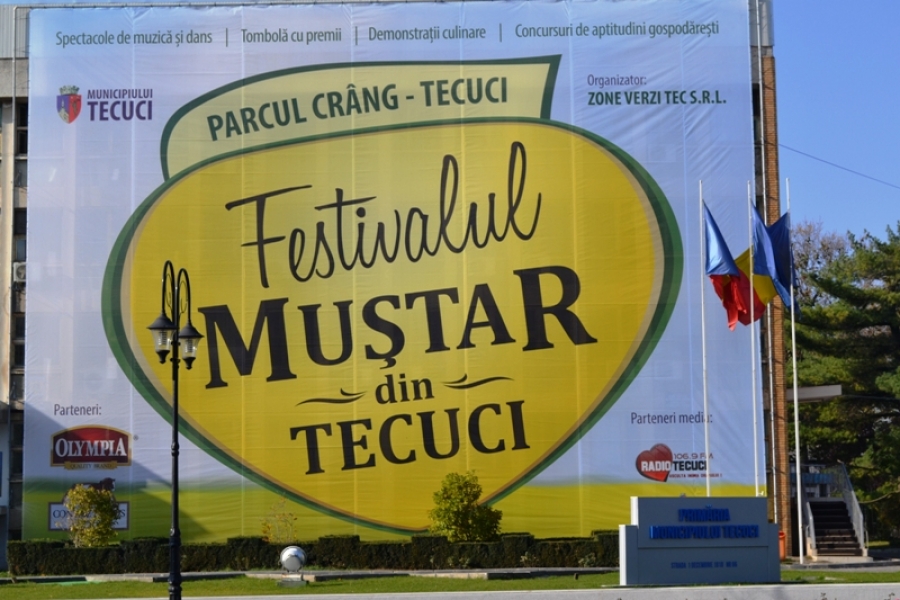 Tecucenii se pregătesc de sărbătoare - FESTIVALUL MUŞTARULUI, la o nouă ediţie