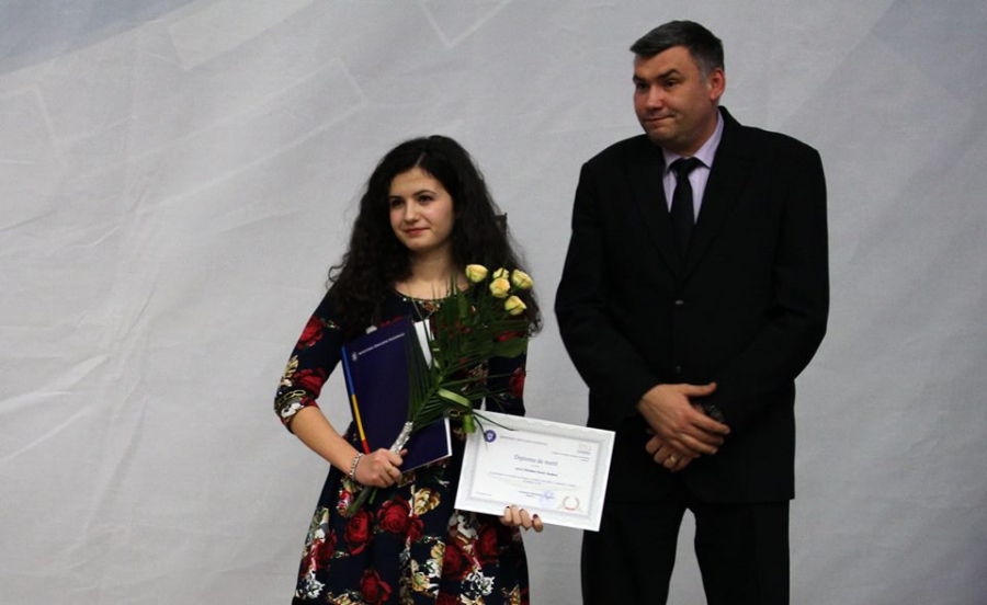 Daria Hărăbor, premiată de Ministerul Educaţiei Naţionale