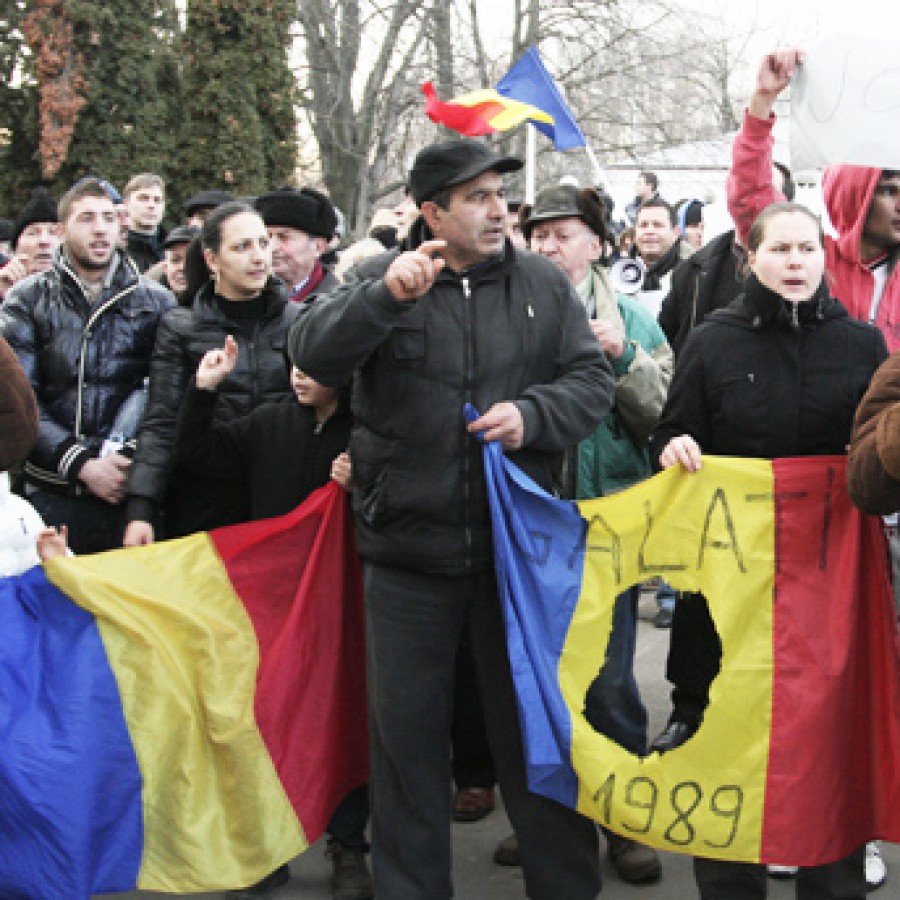 Marş de protest pe străzile Galaţiului - UPDATE