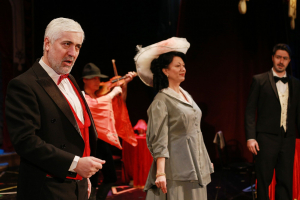 În imagine, Silvia şi Teodor Niţă în opereta &quot;Silvia&quot;