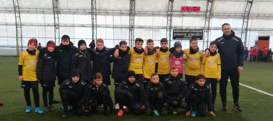 Copiii Şcolii de Fotbal Oţelul, la Braşov