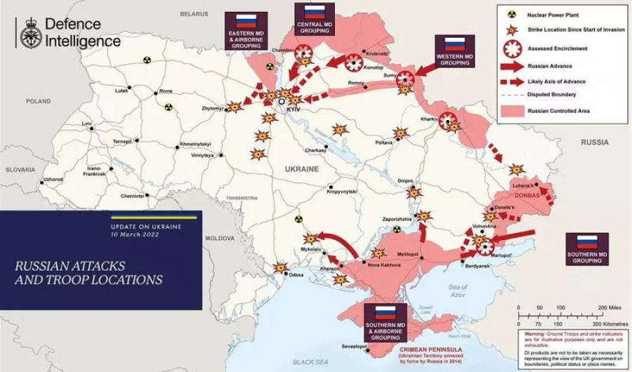 Alte două oraşe din Ucraina, bombardate de ruşi