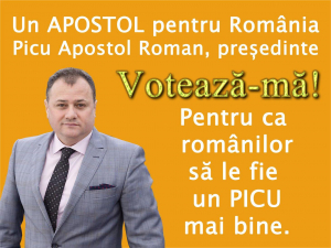 BOMBĂ. Galațiul, în mod surprinzător, are candidat la președinție. Picu nu zâmbește în poza de candidat la președinție, dar promite că ne va fi un PICU mai bine