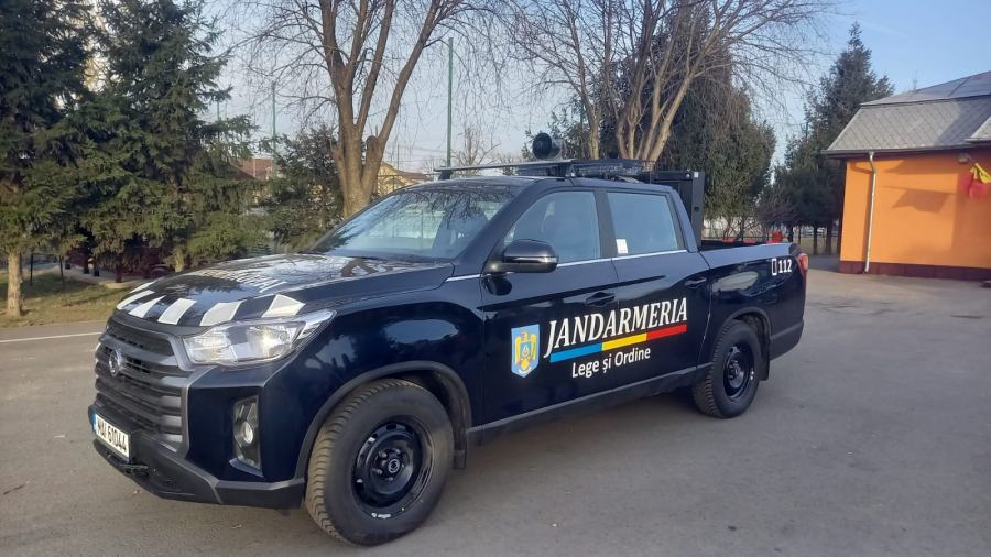 Jandarmii au mașină de intervenție la dezastre